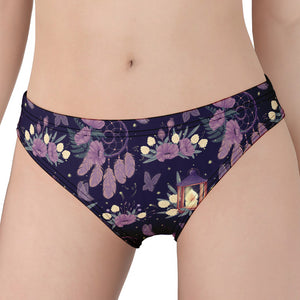 Purple Indian Dream Catcher Print Women's Panties