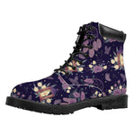 Purple Indian Dream Catcher Print Work Boots
