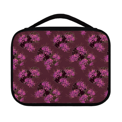 Purple Japanese Amaryllis Pattern Print Classic Bible Case