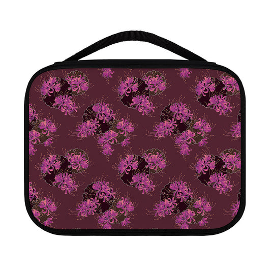 Purple Japanese Amaryllis Pattern Print Classic Bible Case