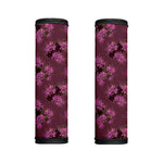 Purple Japanese Amaryllis Pattern Print Handle Covers