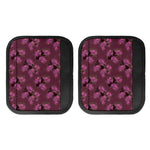 Purple Japanese Amaryllis Pattern Print Handle Covers