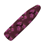 Purple Japanese Amaryllis Pattern Print Ironing Board Cover
