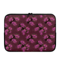 Purple Japanese Amaryllis Pattern Print Laptop Sleeve
