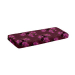 Purple Japanese Amaryllis Pattern Print Piano Keyboard Cover