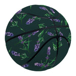 Purple Lavender Pattern Print Basketball