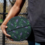 Purple Lavender Pattern Print Basketball