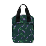 Purple Lavender Pattern Print Bible Tote Bag