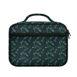 Purple Lavender Pattern Print Briefcase Bible Bag
