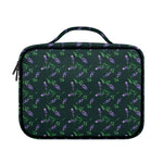 Purple Lavender Pattern Print Briefcase Bible Bag