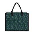 Purple Lavender Pattern Print Canvas Tote Bag