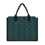 Purple Lavender Pattern Print Canvas Tote Bag