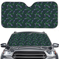 Purple Lavender Pattern Print Car Windshield Sun Shade