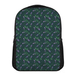 Purple Lavender Pattern Print Casual Backpack
