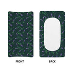 Purple Lavender Pattern Print Changing Pad Cover