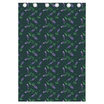Purple Lavender Pattern Print Curtain