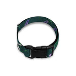 Purple Lavender Pattern Print Dog Collar