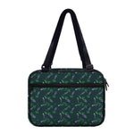Purple Lavender Pattern Print Double Strap Bible Bag
