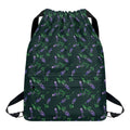 Purple Lavender Pattern Print Drawstring Backpack