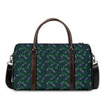 Purple Lavender Pattern Print Duffle Bag