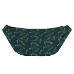 Purple Lavender Pattern Print Fanny Pack