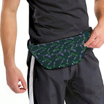Purple Lavender Pattern Print Fanny Pack