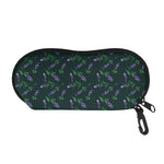 Purple Lavender Pattern Print Glasses Case