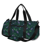 Purple Lavender Pattern Print Gym Bag