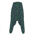 Purple Lavender Pattern Print Hammer Pants