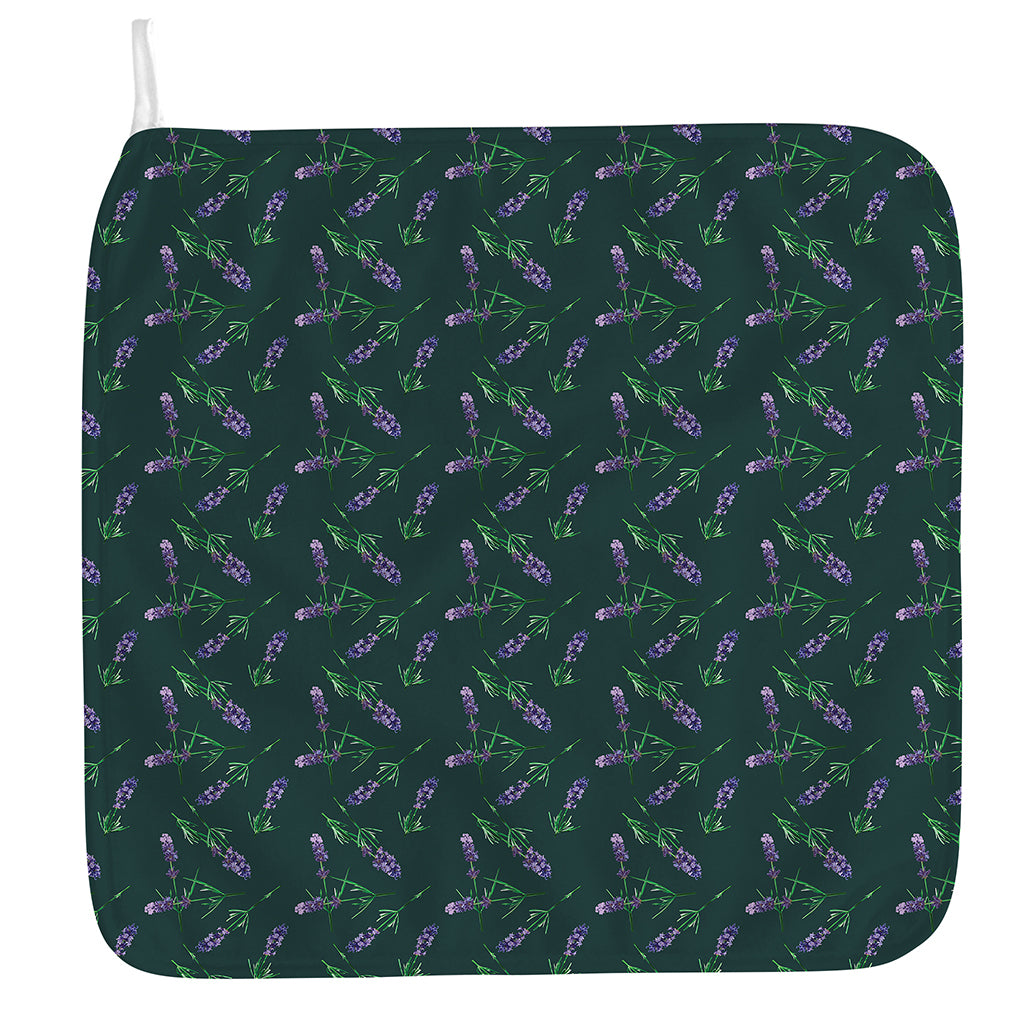 Purple Lavender Pattern Print Hand Towel