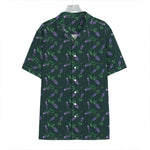 Purple Lavender Pattern Print Hawaiian Shirt