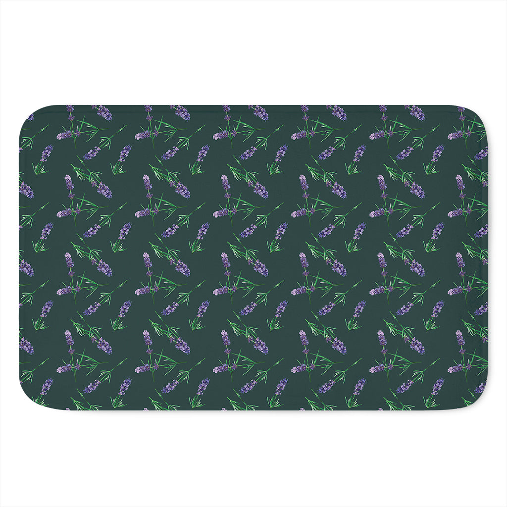 Purple Lavender Pattern Print Indoor Door Mat