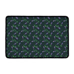 Purple Lavender Pattern Print Kitchen Mat