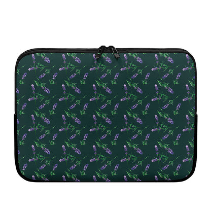 Purple Lavender Pattern Print Laptop Sleeve