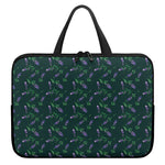 Purple Lavender Pattern Print Laptop Sleeve With Handle