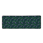 Purple Lavender Pattern Print Long Kitchen Mat