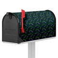 Purple Lavender Pattern Print Mailbox Cover