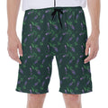 Purple Lavender Pattern Print Men's Beach Shorts