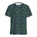 Purple Lavender Pattern Print Men's Athletic T-Shirt