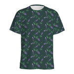 Purple Lavender Pattern Print Men's Sports T-Shirt