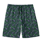 Purple Lavender Pattern Print Men's Swim Trunks