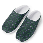Purple Lavender Pattern Print Mesh Casual Shoes