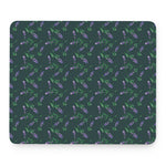 Purple Lavender Pattern Print Mouse Pad