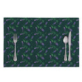 Purple Lavender Pattern Print Placemat