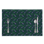 Purple Lavender Pattern Print Placemat