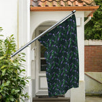 Purple Lavender Pattern Print Polyester Flag