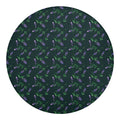 Purple Lavender Pattern Print Round Blanket