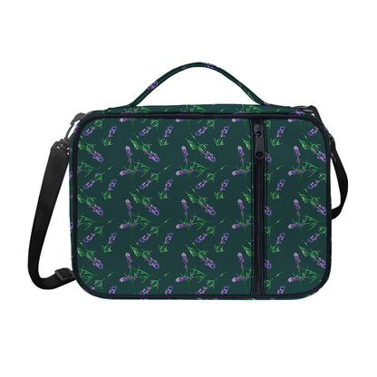 Purple Lavender Pattern Print Shoulder Strap Bible Bag