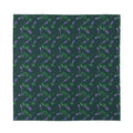 Purple Lavender Pattern Print Silk Bandana
