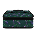 Purple Lavender Pattern Print Small Lunch Bag